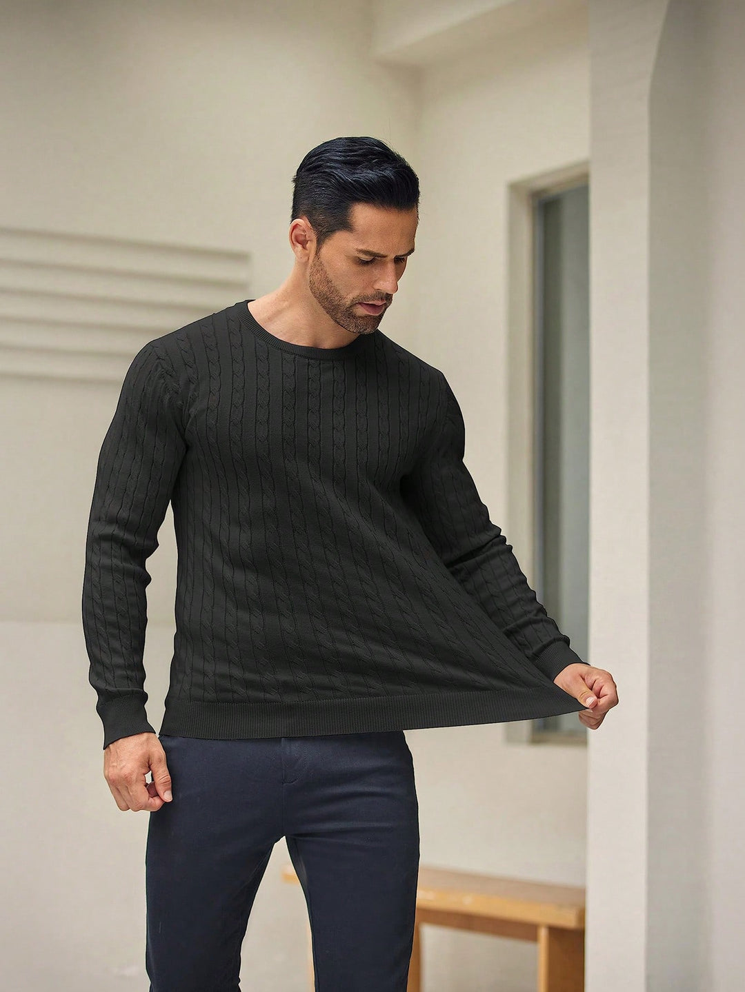 Pulover SHEIN, negru