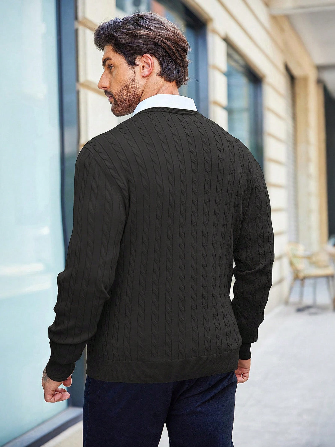 Pulover SHEIN, negru