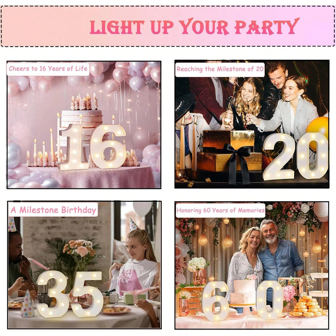 Set lumini led SHEIN, alb