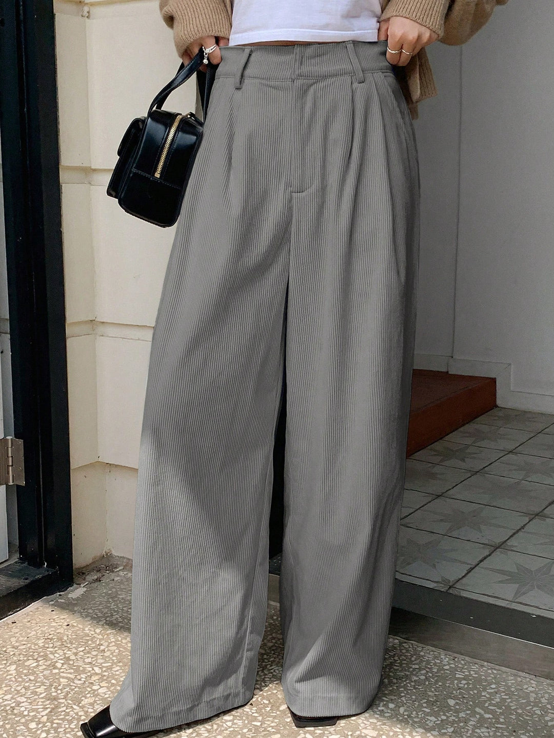 Pantaloni SHEIN, gri