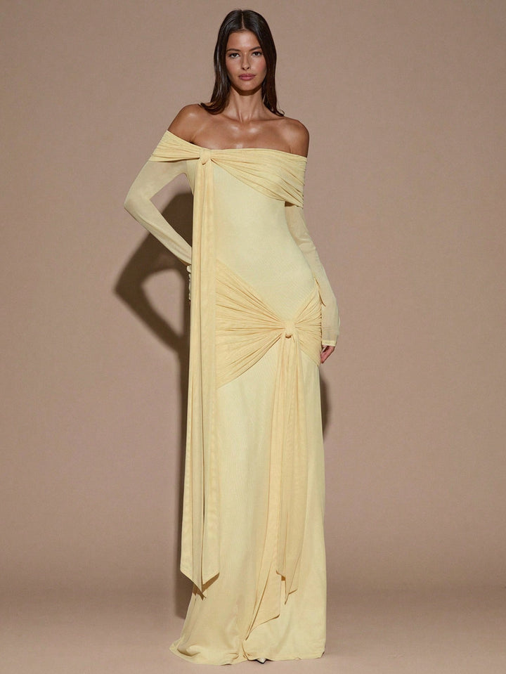 Rochie maxi SHEIN, galben