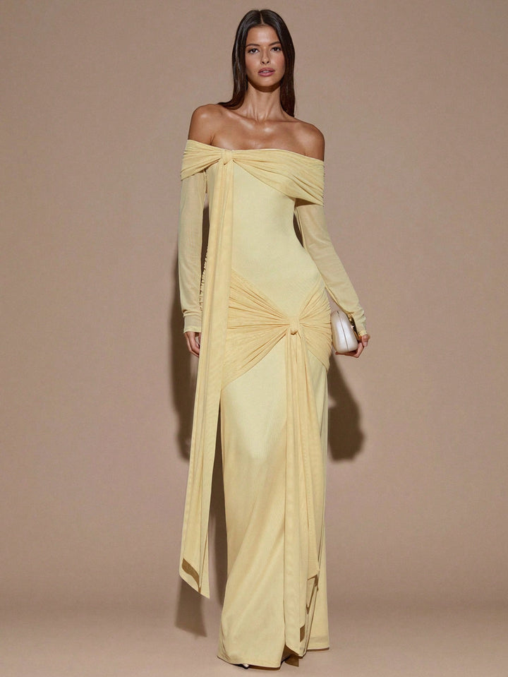 Rochie maxi SHEIN, galben
