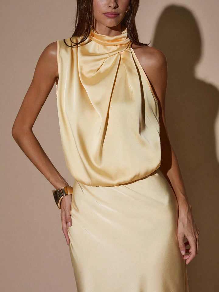 Rochie maxi SHEIN, galben