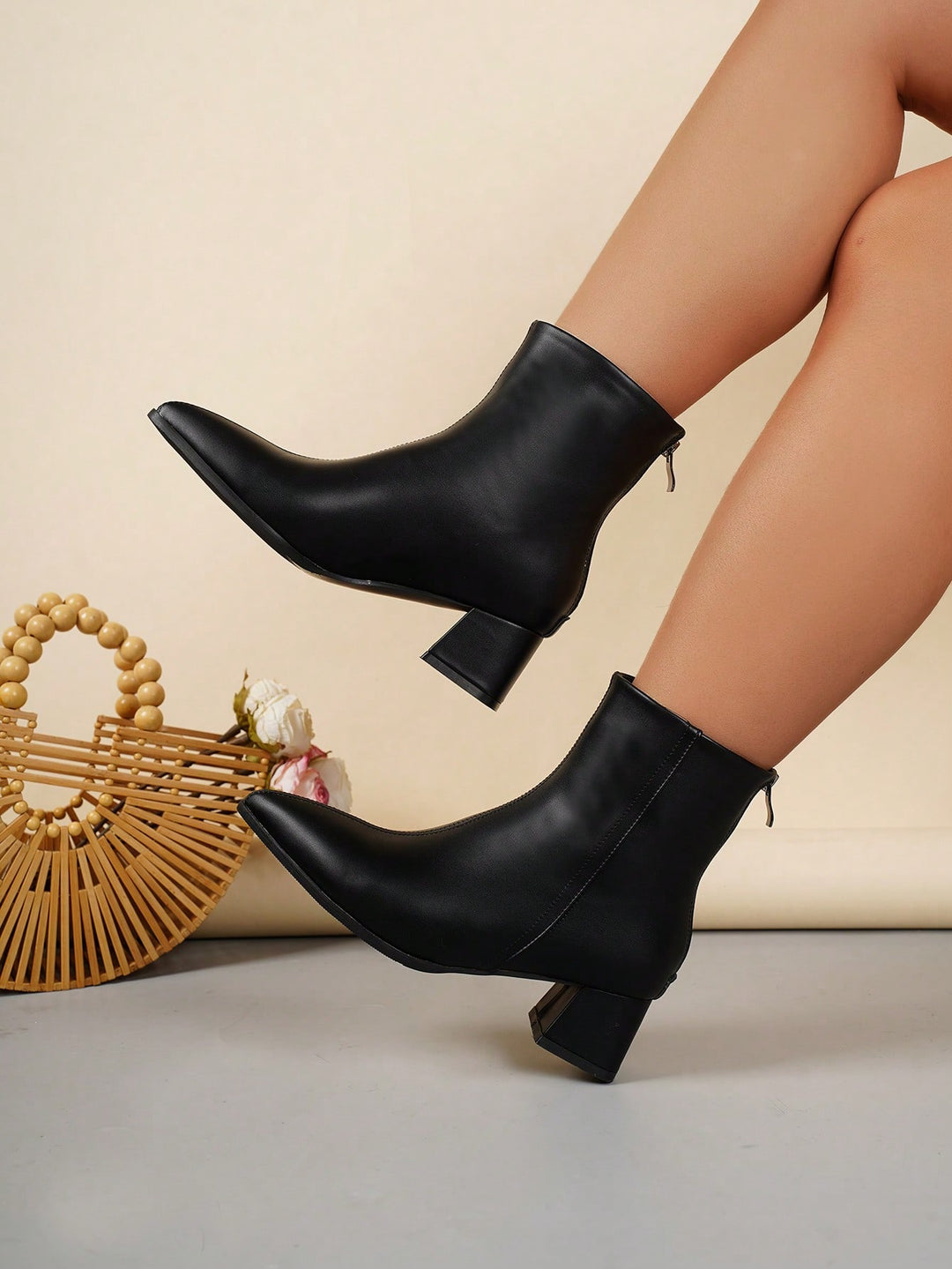 Botine SHEIN, negru