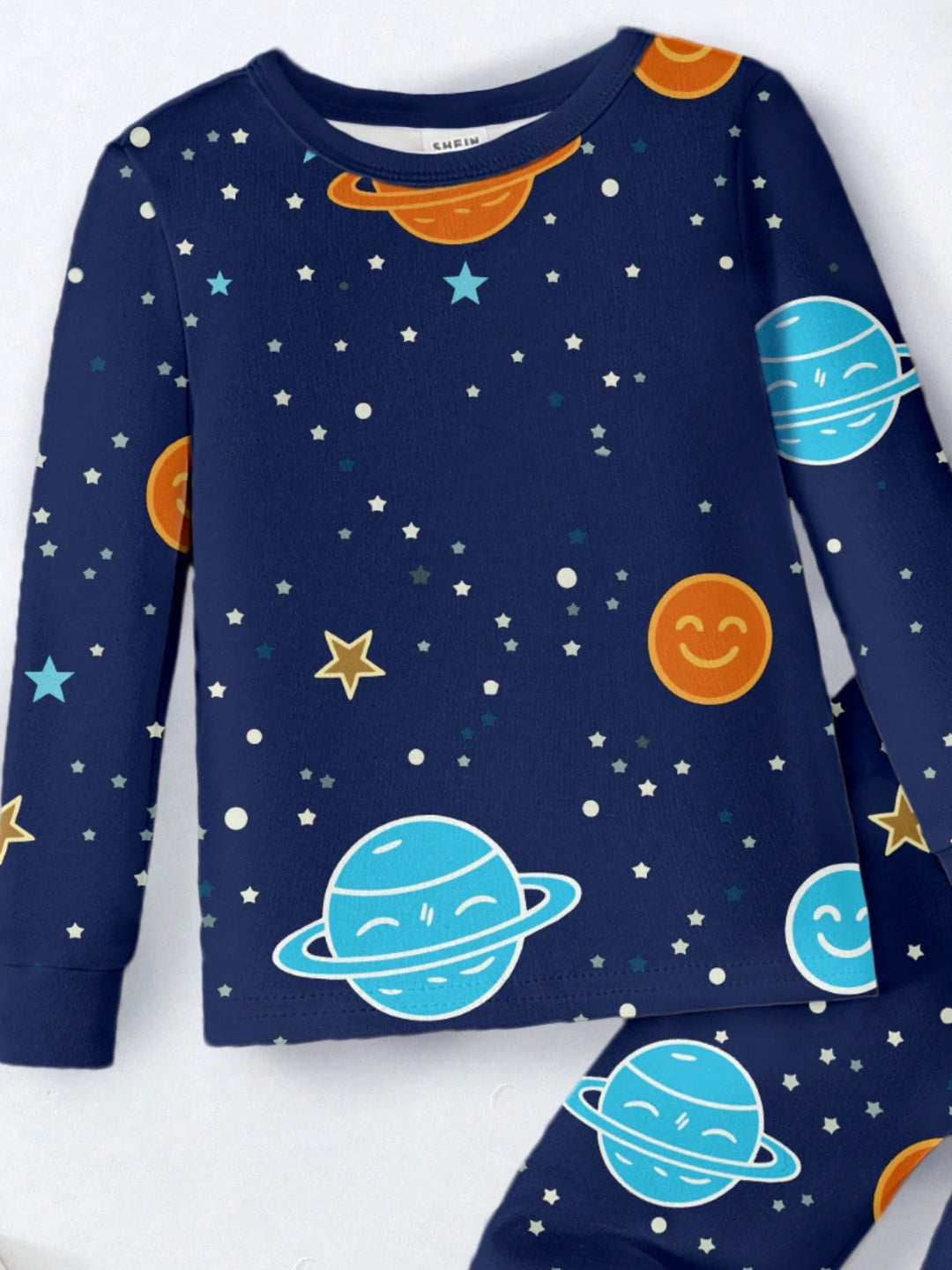 Compleu pijamale SHEIN, albastru