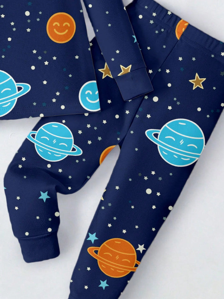 Compleu pijamale SHEIN, albastru