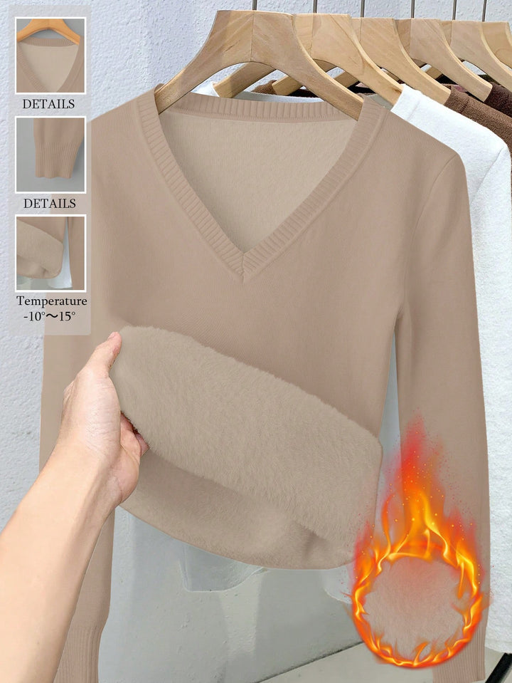 Pulover SHEIN, kaki