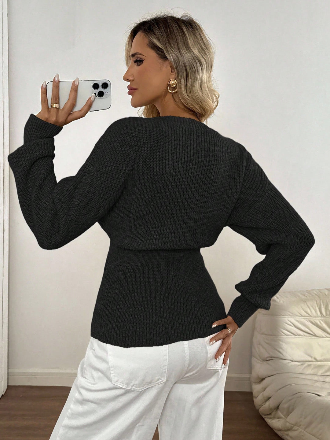 Cardigan SHEIN, negru