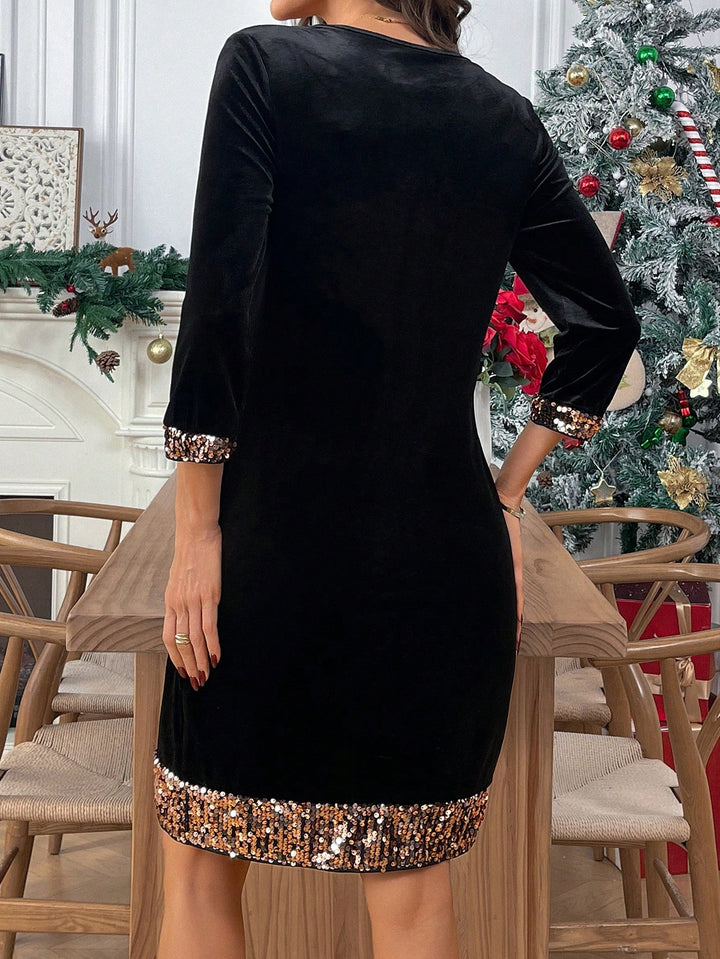 Rochie mini SHEIN, negru