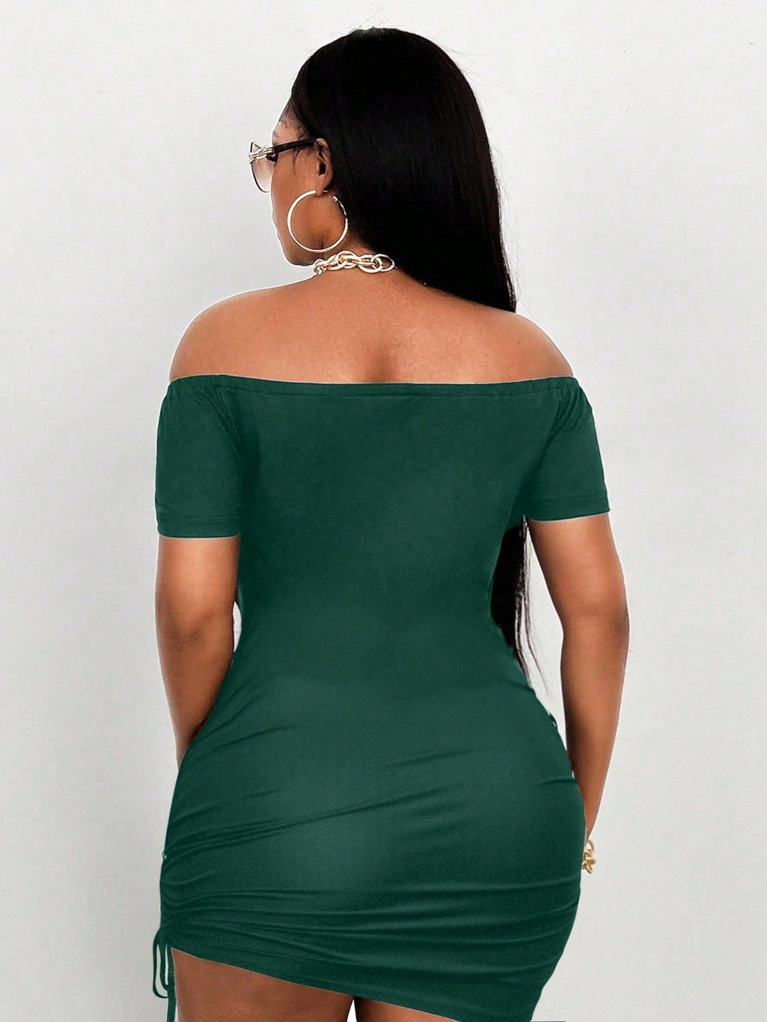 Rochie mini SHEIN, verde
