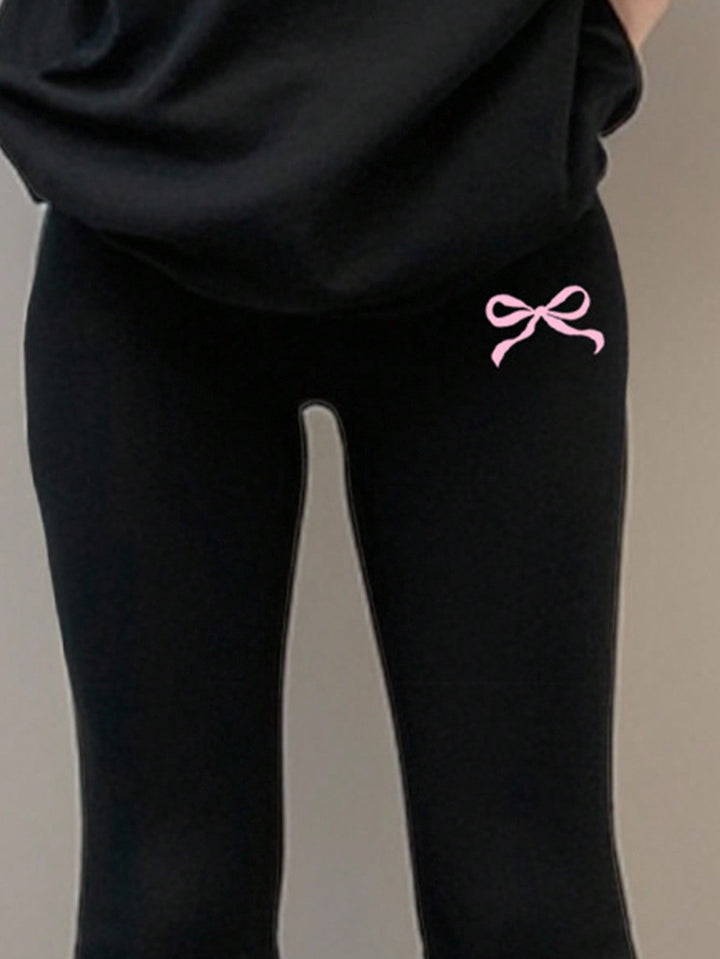 Set tricou și pantaloni SHEIN, negru