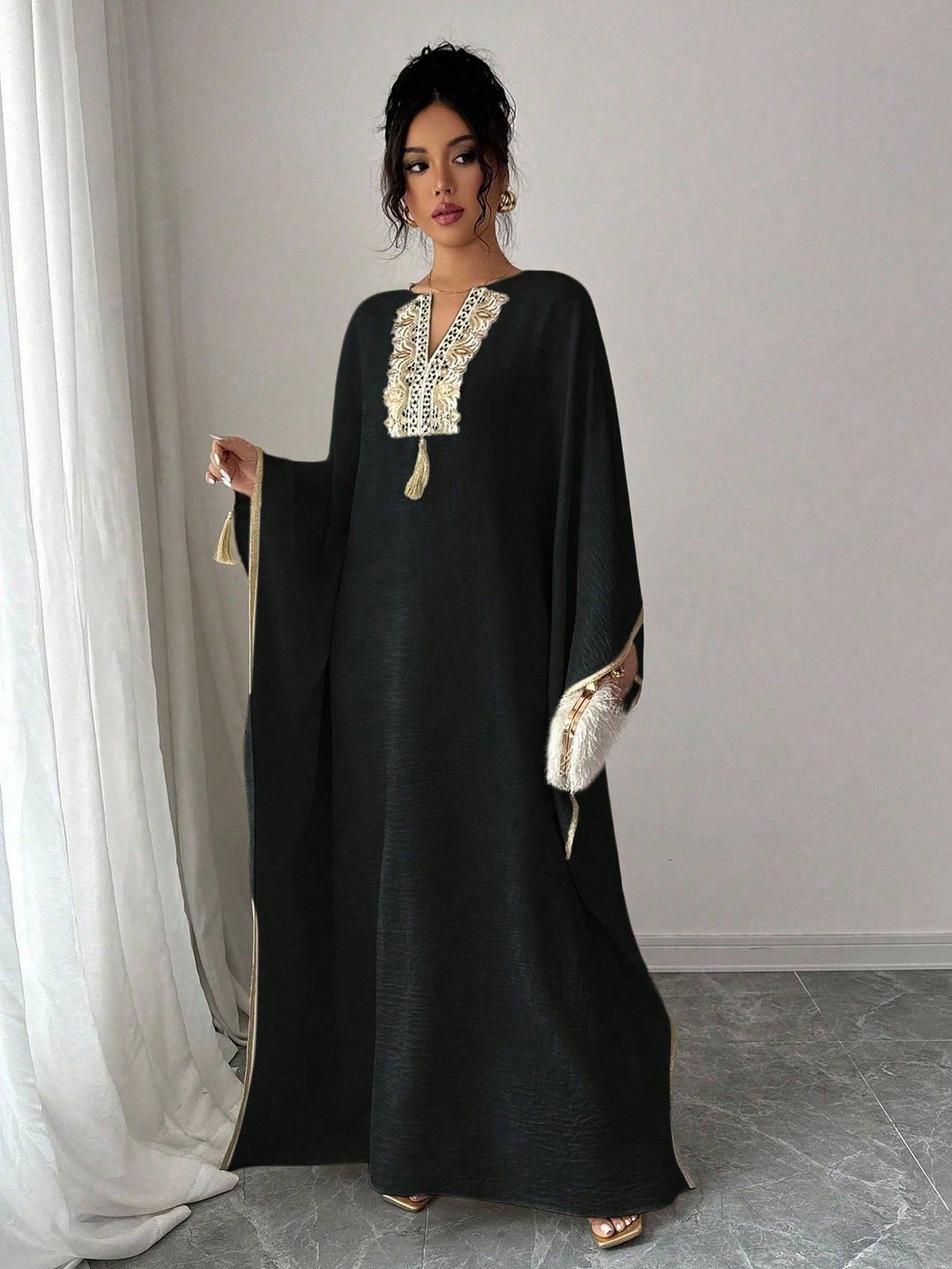 Rochie maxi SHEIN, negru