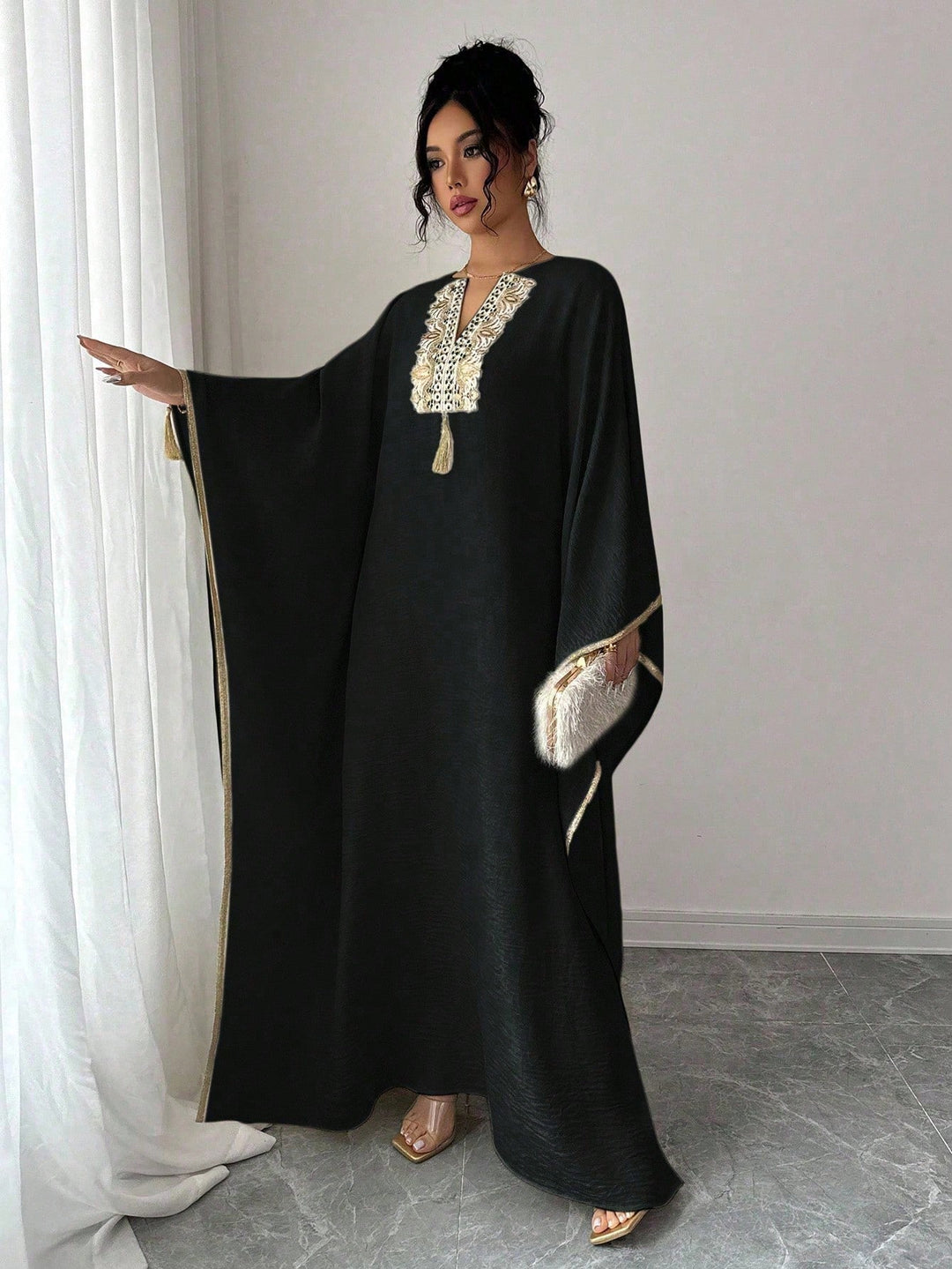 Rochie maxi SHEIN, negru