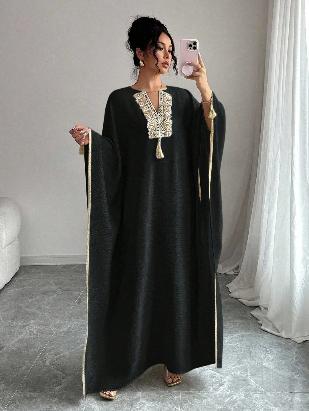 Rochie maxi SHEIN, negru