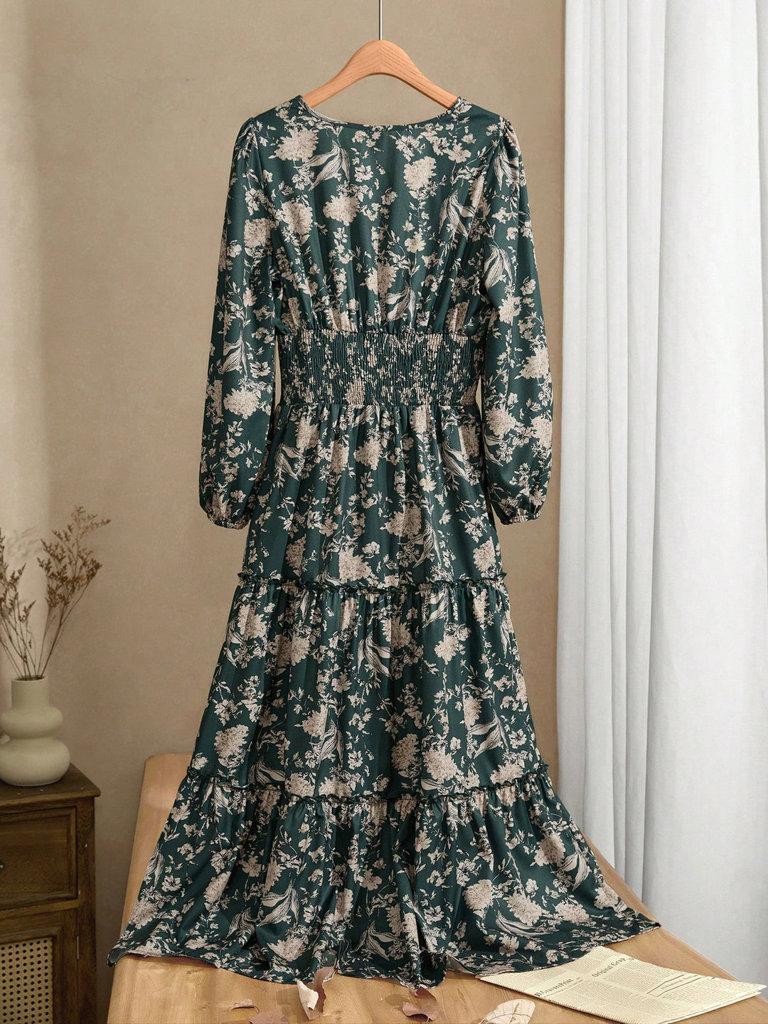Rochie maxi SHEIN, verde