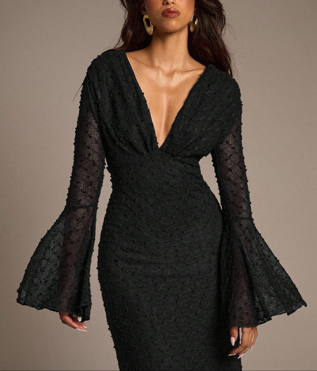 Rochie maxi SHEIN, negru