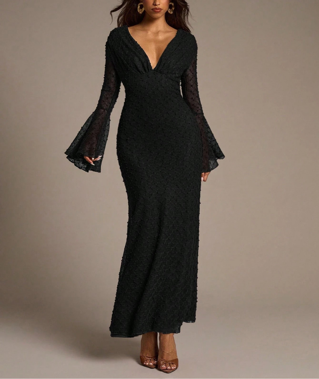 Rochie maxi SHEIN, negru