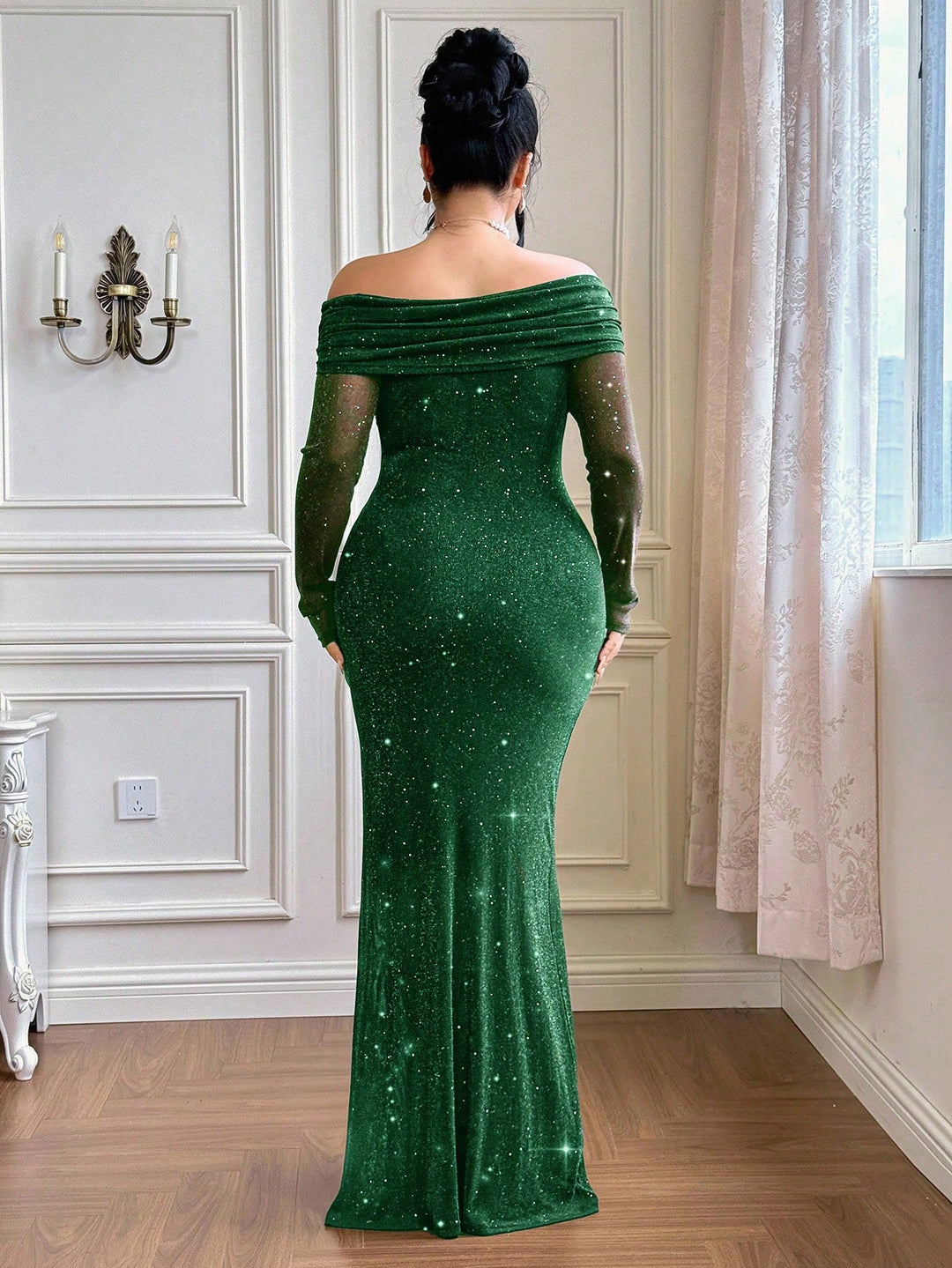 Rochie SHEIN, verde