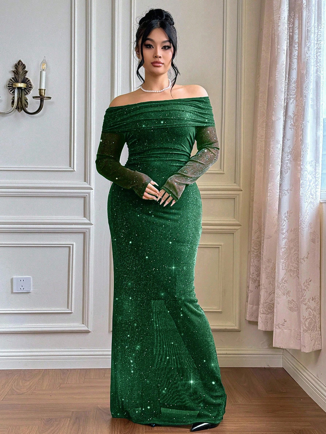 Rochie SHEIN, verde