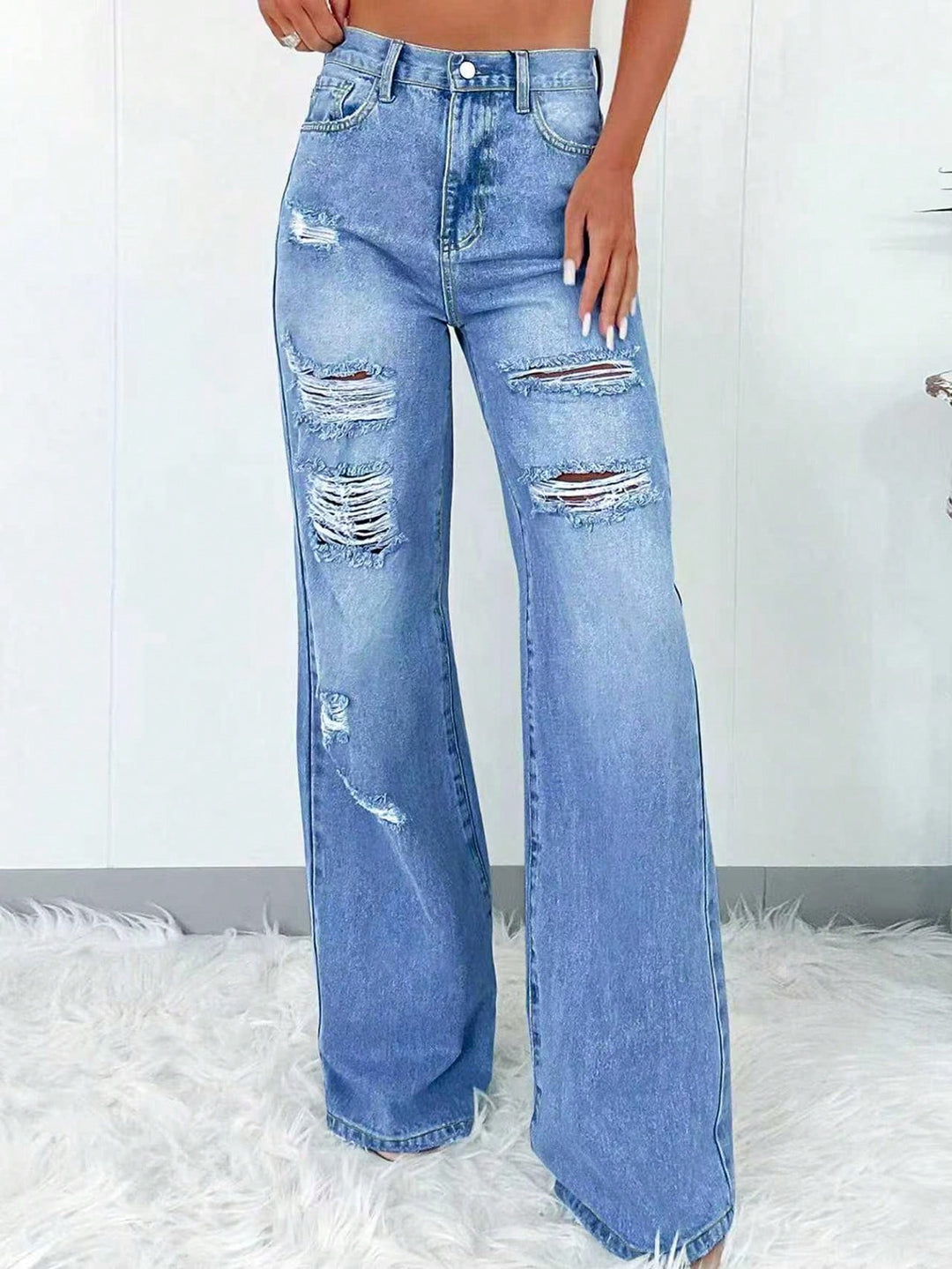 Jeans SHEIN, albastru