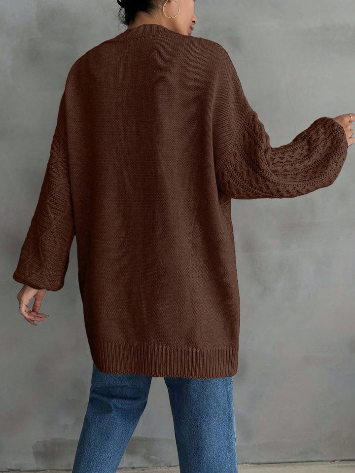 Cardigan SHEIN, maro