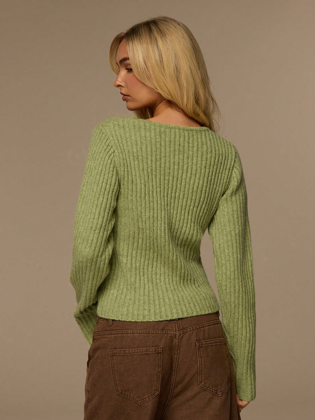 Pulover SHEIN, verde