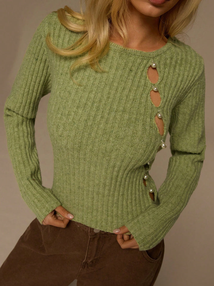 Pulover SHEIN, verde