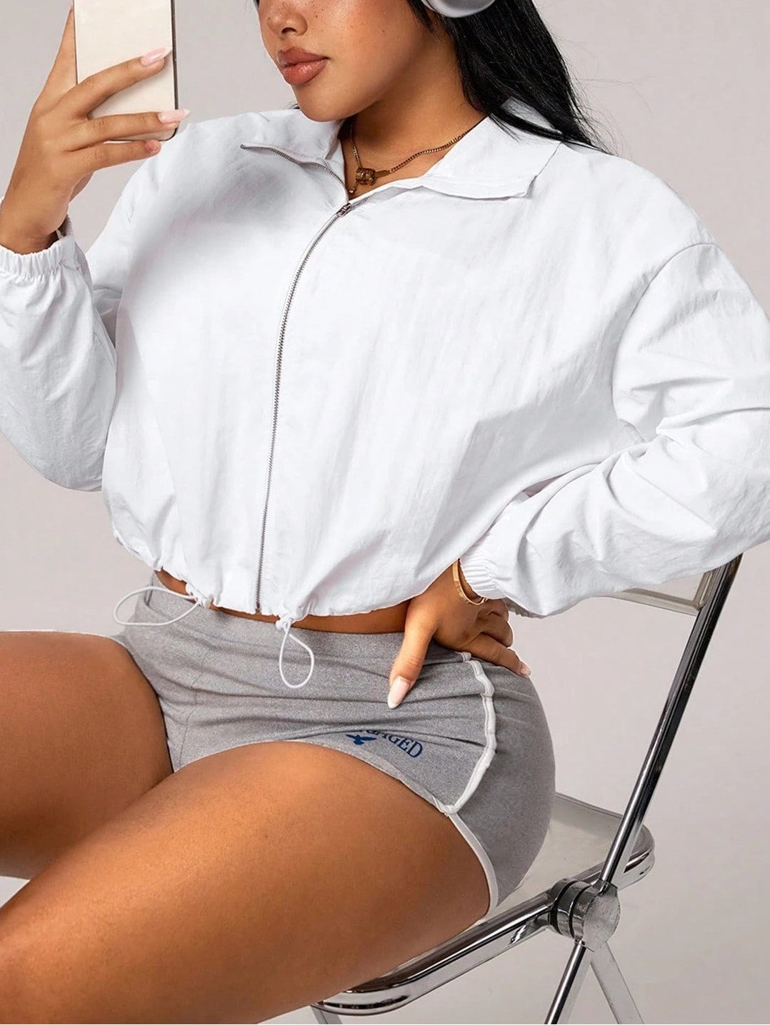 Shein Curve+ dzseki, fehér