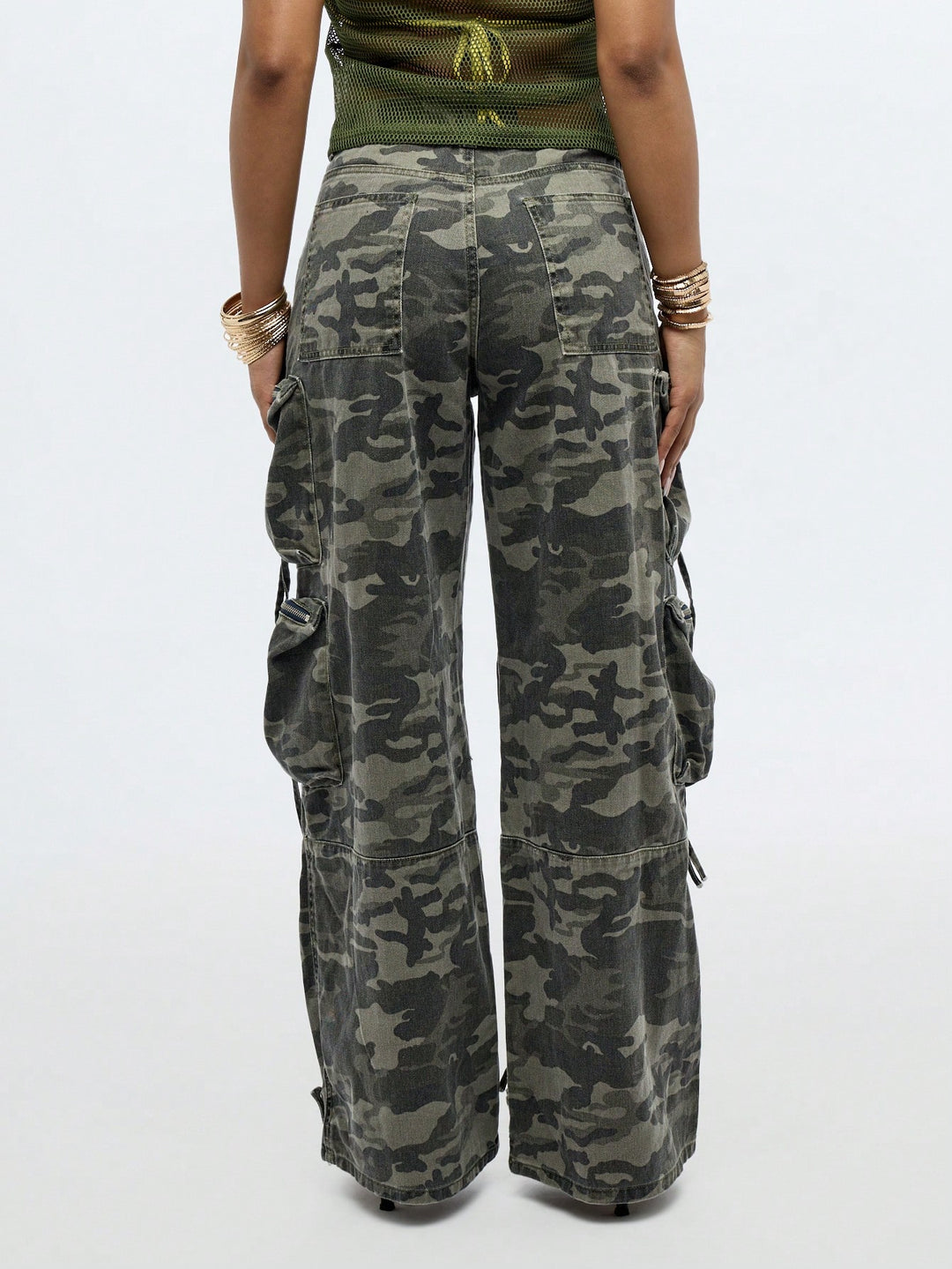 Jeans SHEIN, kaki