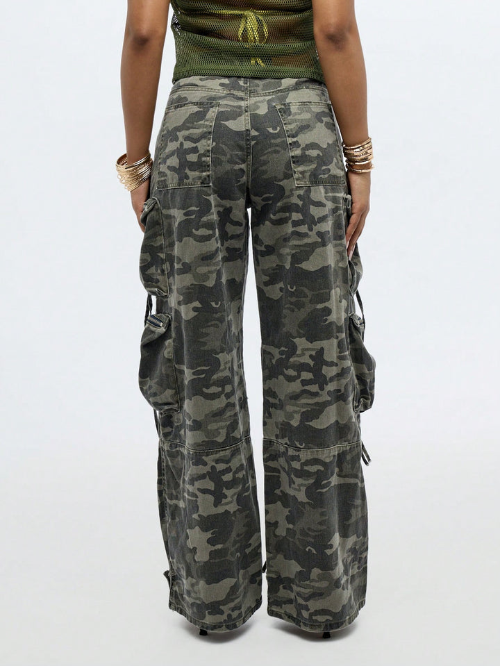 Jeans SHEIN, kaki