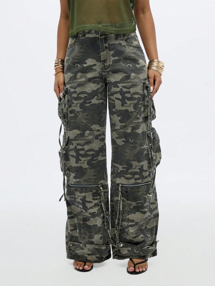 Jeans SHEIN, kaki