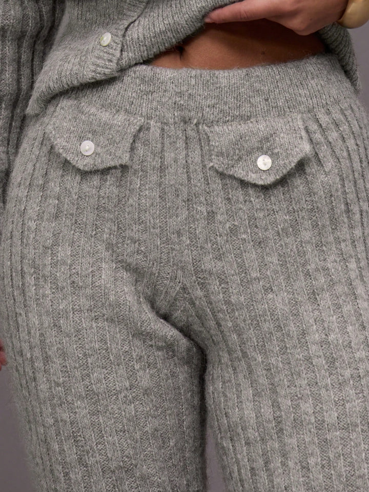 Pantaloni SHEIN, maro