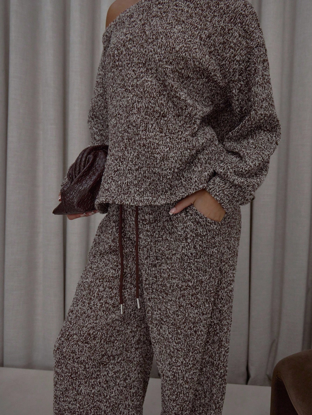 Pantaloni Shein, maro