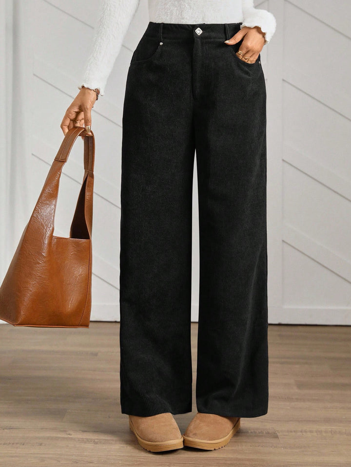 Pantaloni SHEIN, negru