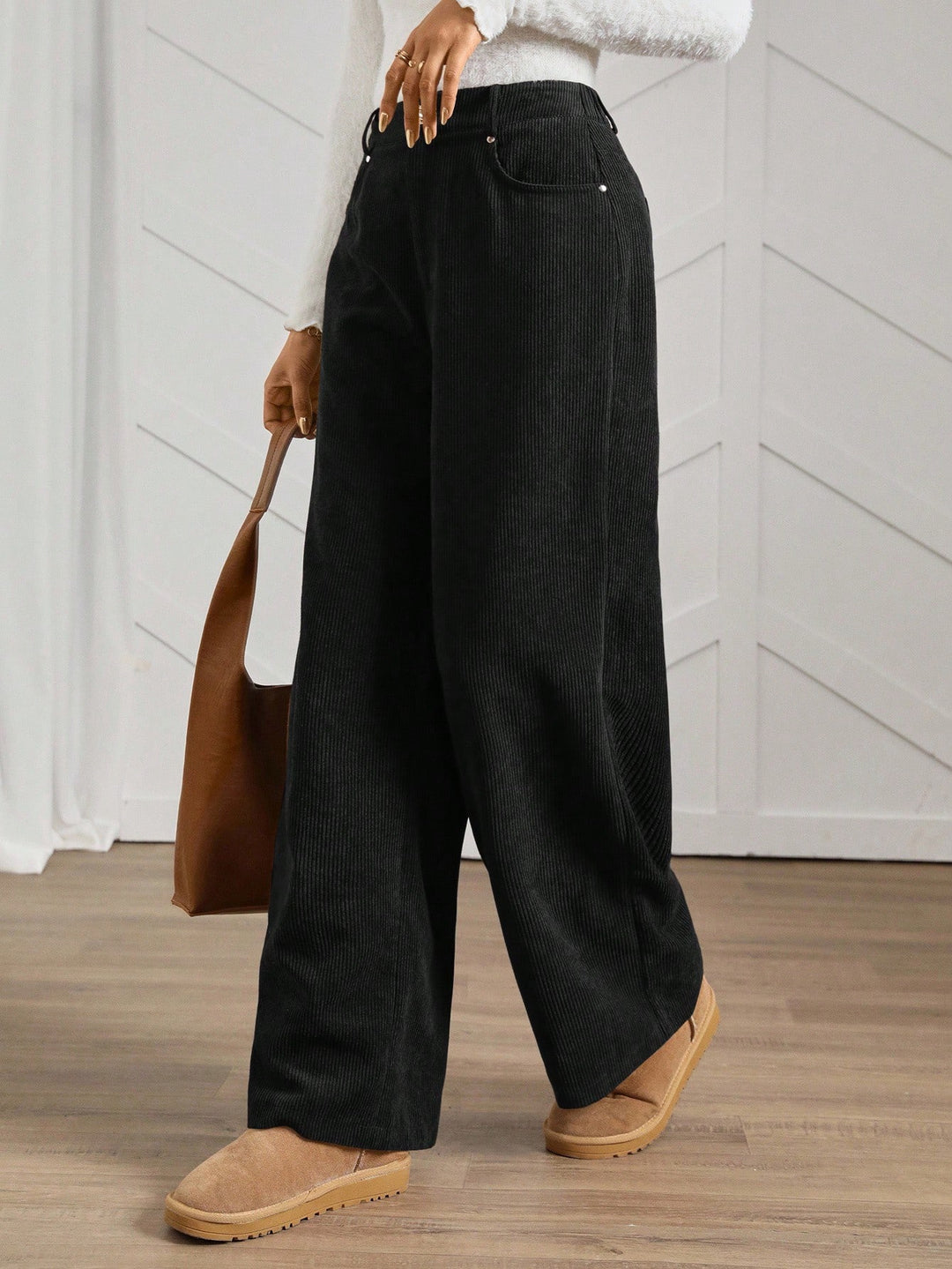 Pantaloni SHEIN, negru