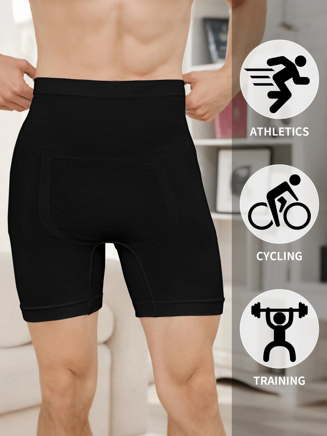 Pantaloni scurți SHEIN, negru