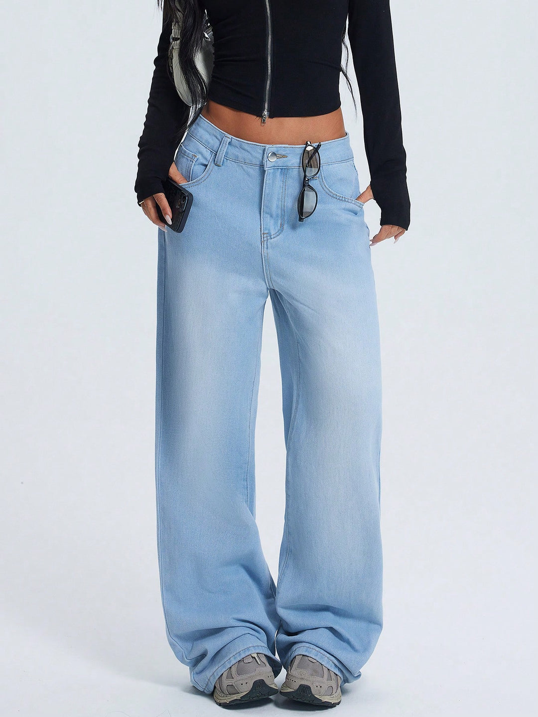 Jeans SHEIN, albastru