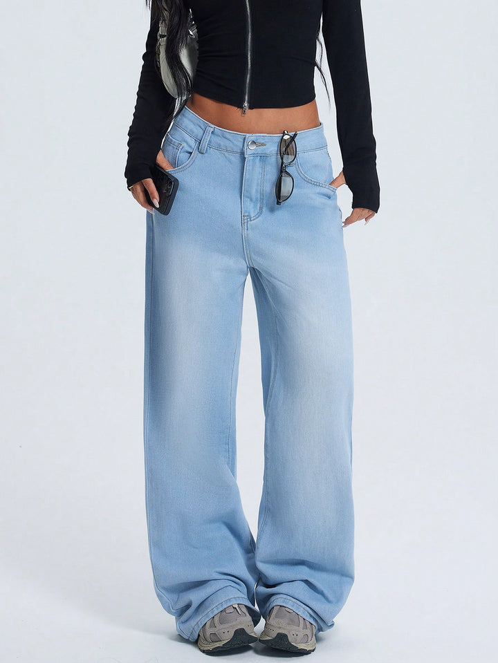 Jeans SHEIN, albastru