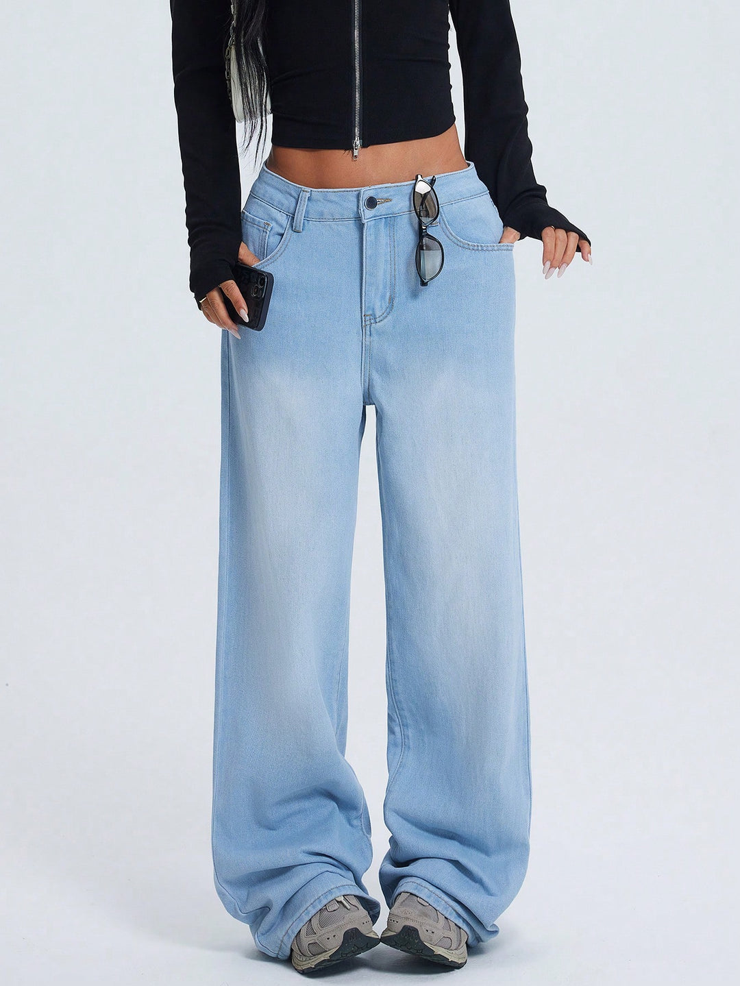 Jeans SHEIN, albastru
