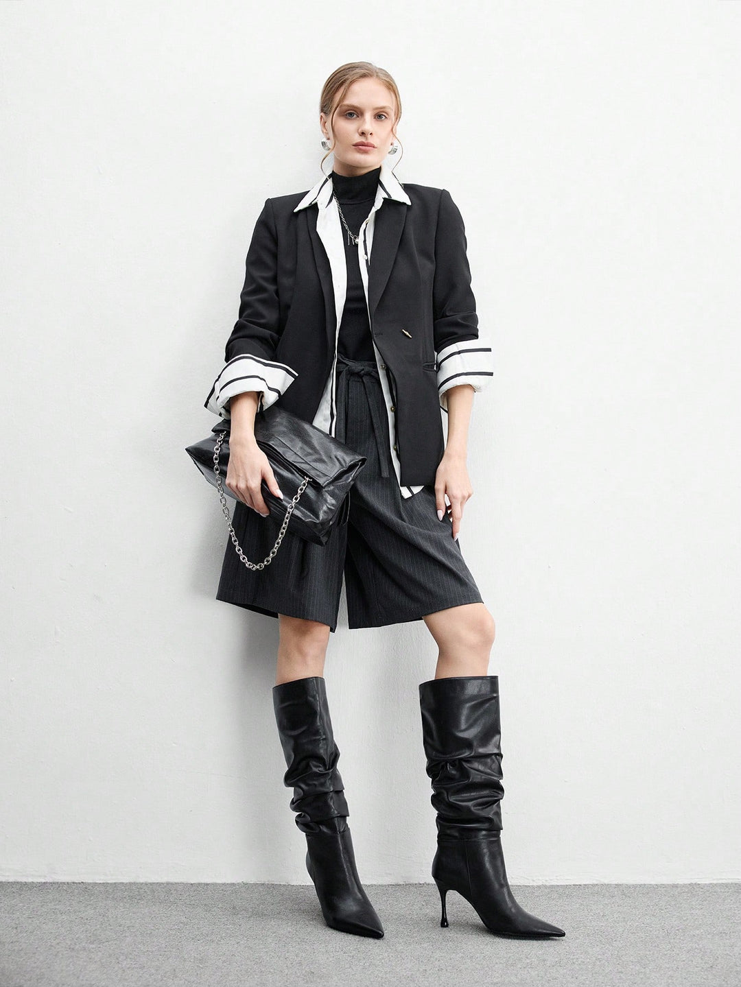 SHEIN csizma, fekete