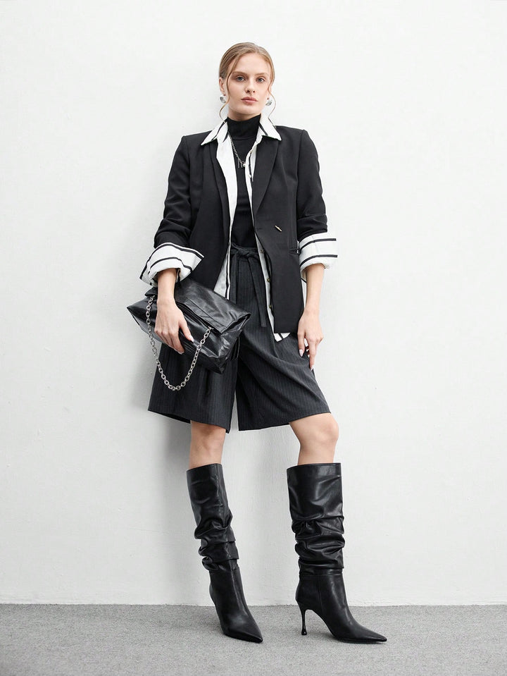 SHEIN csizma, fekete