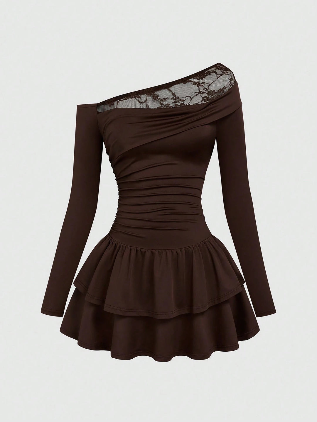 Rochie mini SHEIN, maro