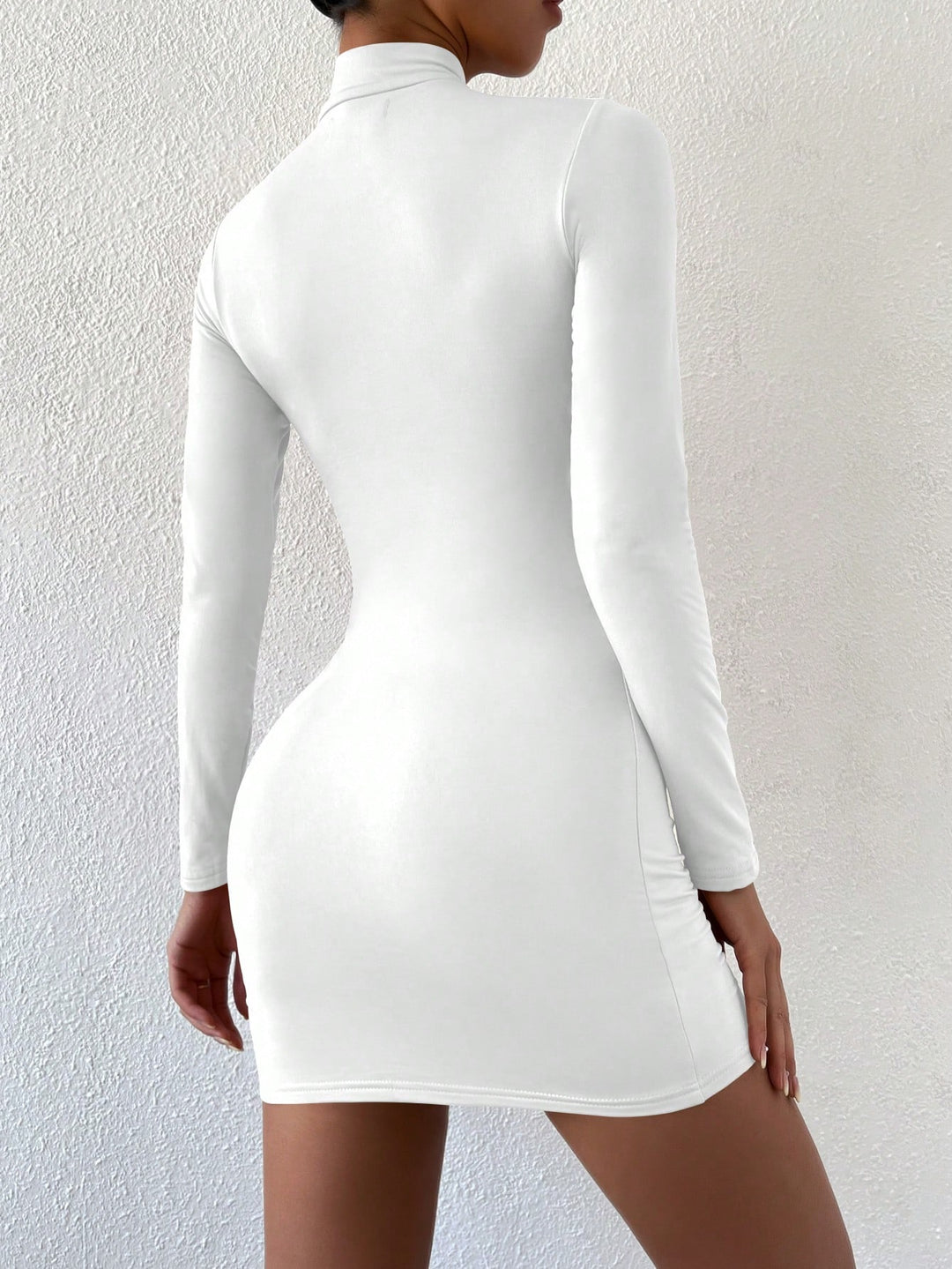 Rochie mini SHEIN, alb