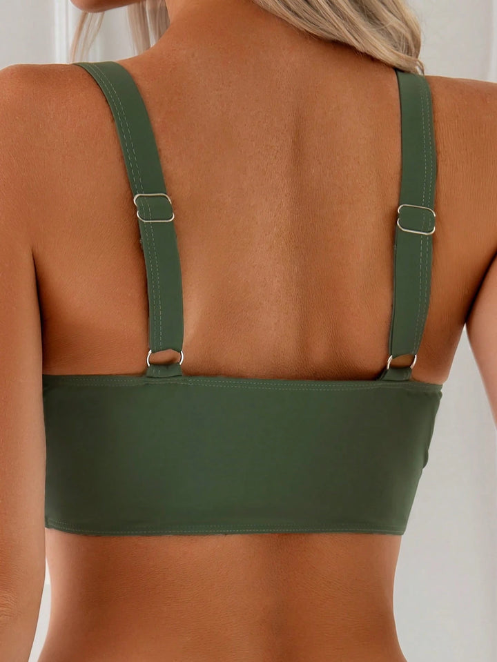 Sutien de baie SHEIN, verde