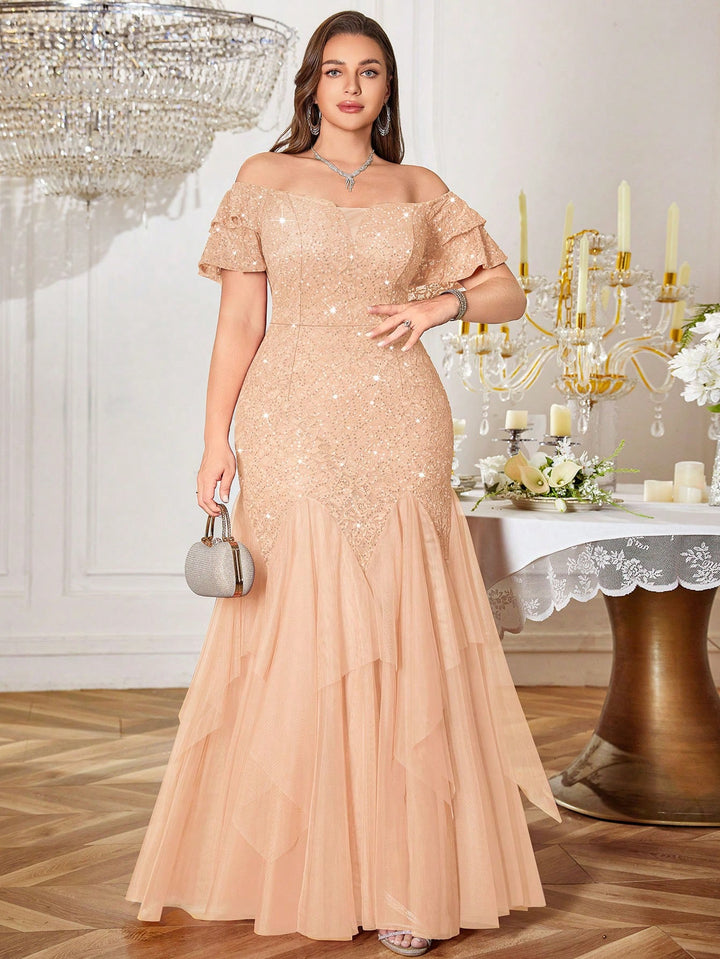 Rochie de ocazie SHEIN, roz