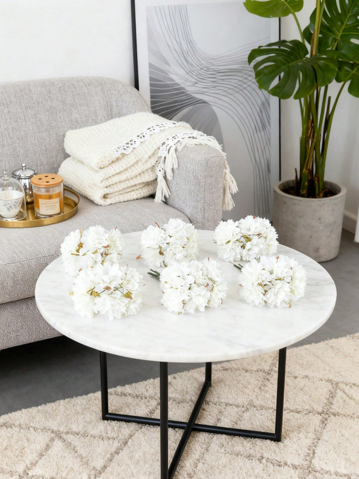 Floari artificiale SHEIN, alb