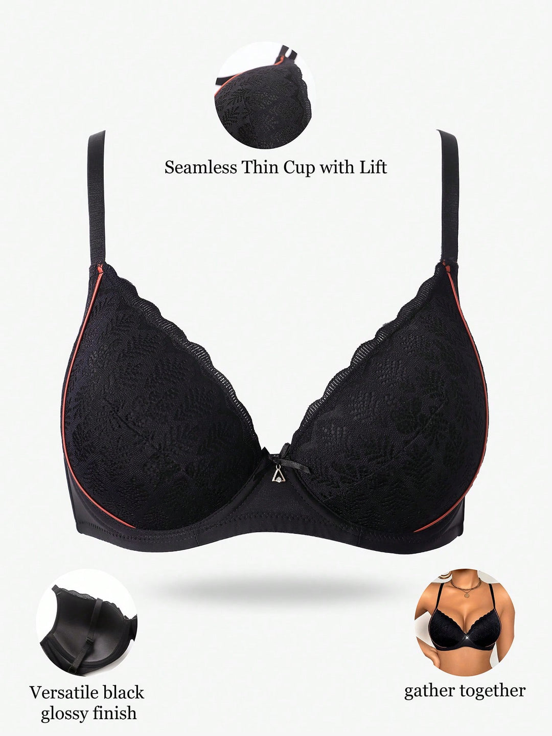 Sutien SHEIN, negru