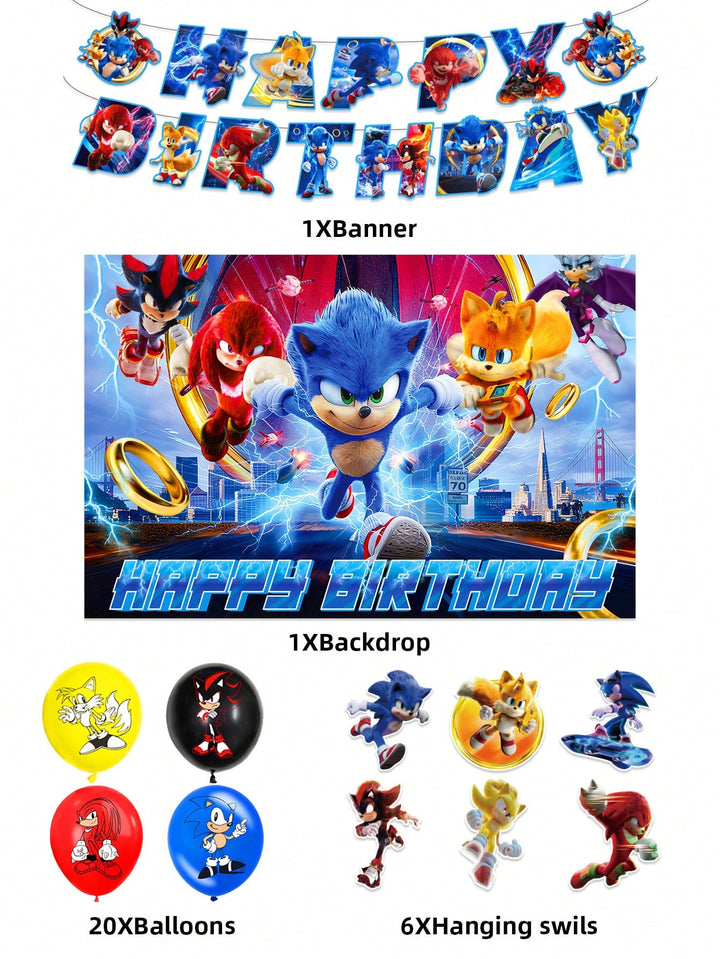 SHEIN díszléggömb, kék