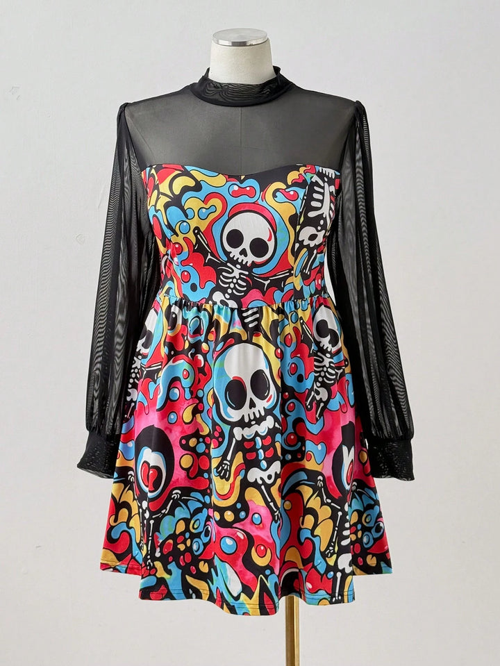 Rochie mini SHEIN, mix culori