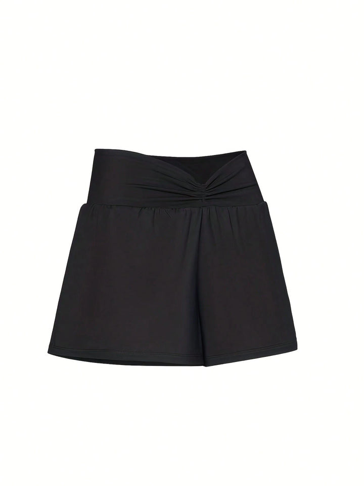 Pantaloni scurți SHEIN, negru